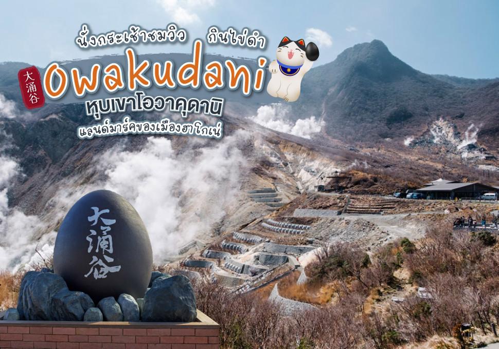 นั่งกระเช้าชมวิว กินไข่ดำ ที่ หุบเขาโอวาคุดานิ Owakudani แลนด์มาร์คของเมืองฮาโกเน่ 