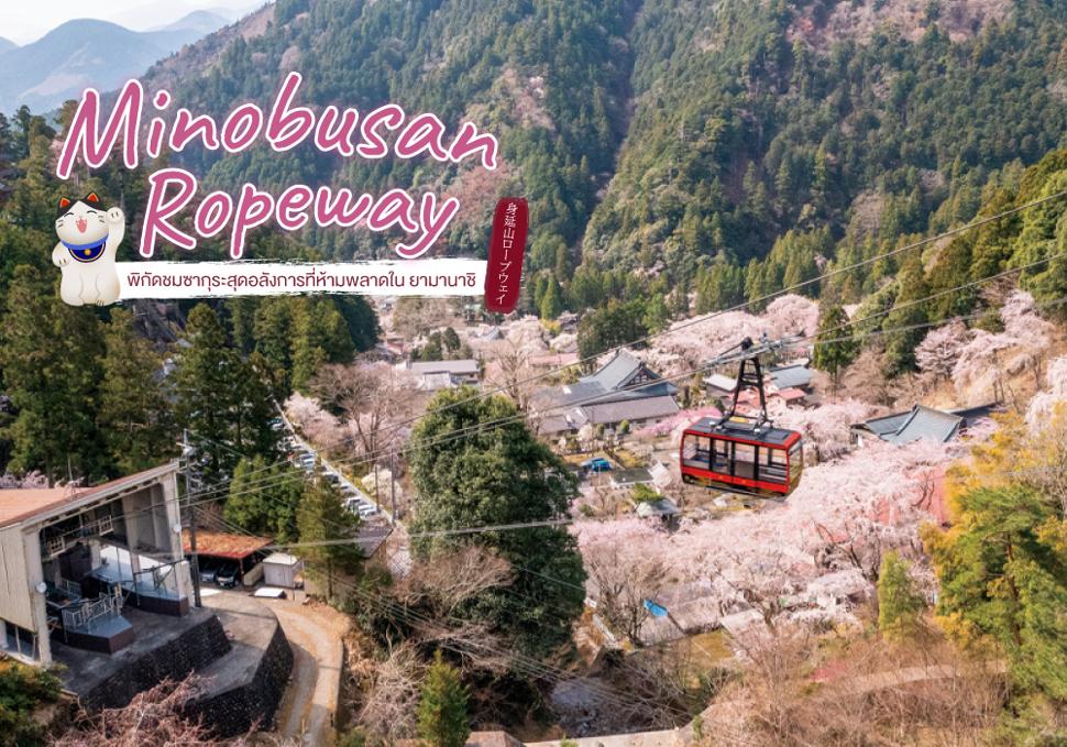 Minobusan Ropeway พิกัดชมซากุระสุดอลังการที่ห้ามพลาดใน ยามานาชิ